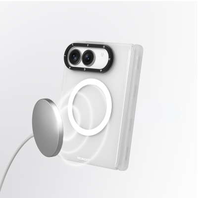 Apple iPhone Duo Kılıf M-safe Şarj Özellikli Youngkit Hidden Sand Serisi Kapak - 12