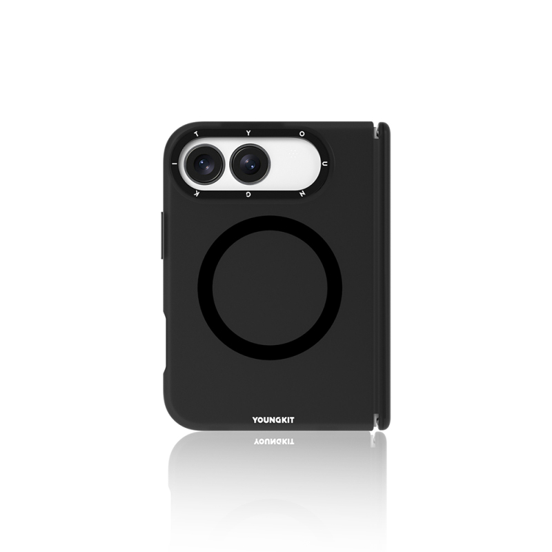 Apple iPhone Duo Kılıf M-safe Şarj Özellikli Youngkit Hidden Sand Serisi Kapak - 8