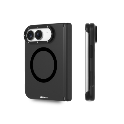 Apple iPhone Duo Kılıf M-safe Şarj Özellikli Youngkit Hidden Sand Serisi Kapak - 10