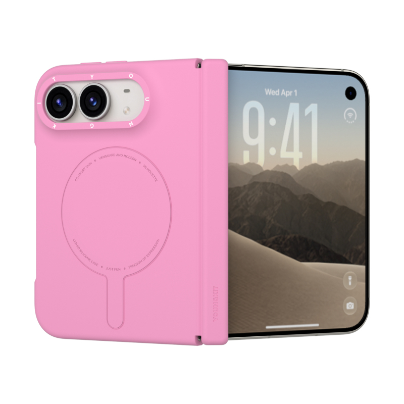 Apple iPhone Duo Kılıf M-Safe Şarj Özellikli Youngkit Morandi Serisi Kapak - 10