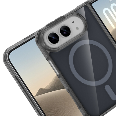 Apple iPhone Duo Kılıf M-Safe Şarj Özellikli Zore Nira Sert PC Kapak - 5