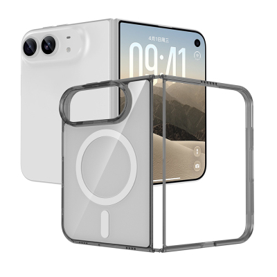 Apple iPhone Duo Kılıf M-Safe Şarj Özellikli Zore Nira Sert PC Kapak - 7