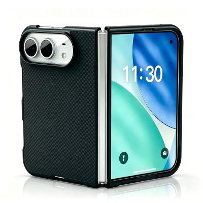 Apple iPhone Duo Kılıf M-Safe Şarj Özellikli Zore Noxi PU Karbon Tasarımlı Kapak