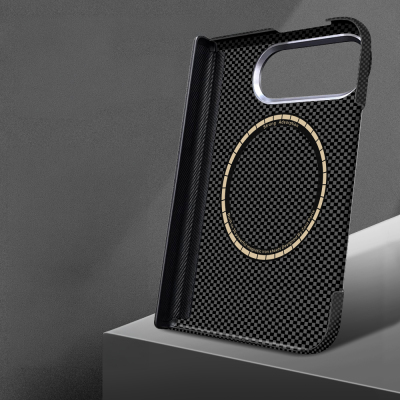 Apple iPhone Duo Kılıf M-Safe Şarj Özellikli Zore Paris Zerre Sert PC Kapak - 9
