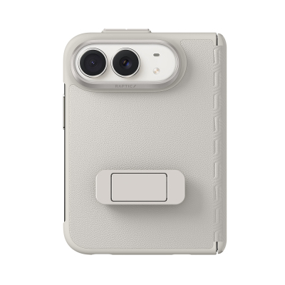 Apple iPhone Duo Kılıf Raptic Urban Trifold Serisi Standlı Kapak Beyaz