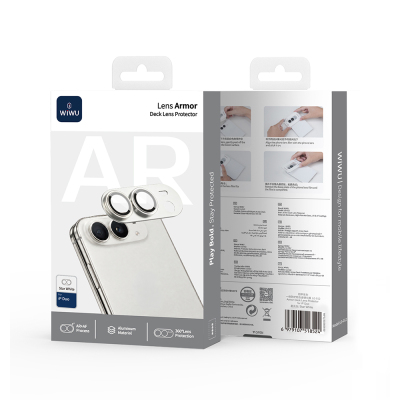 Apple iPhone Duo Wiwu LG-012 Armor Deck Oleophobic Anti Reflective 9H Camera Lens Protector - 9