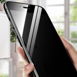 Apple iPhone SE 2020 Davin 5D Privacy Cam Ekran Koruyucu - Thumbnail