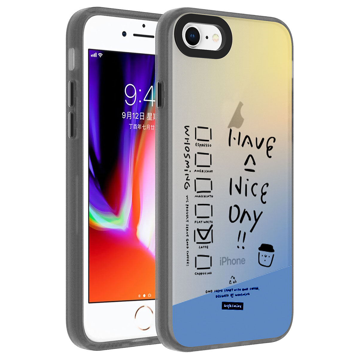 Apple iPhone SE 2022 Kılıf Desenli Zore Dragon Sert Kapak - Have