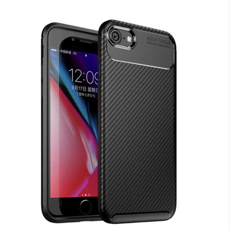 Apple iPhone SE 2022 Kılıf Zore Negro Silikon Kapak - Siyah
