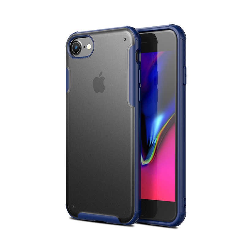 Apple iPhone SE 2022 Kılıf Zore Volks Kapak - Lacivert