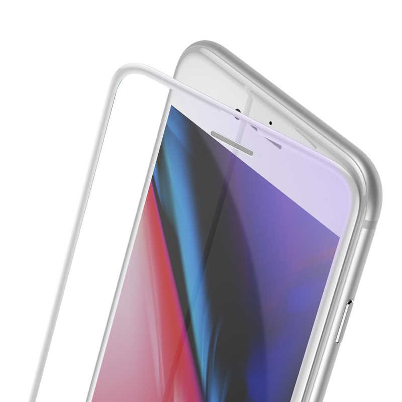 Apple iPhone SE 2022 Zore Anti-Dust Glass Temperli Ekran Koruyucu - Beyaz