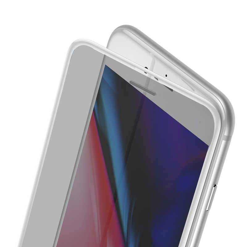 Apple iPhone SE 2022 Zore Anti-Dust Privacy Temperli Ekran Koruyucu - Beyaz