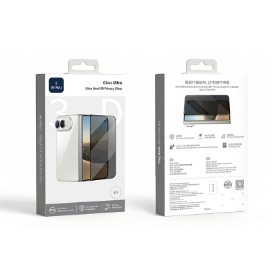Apple iPhone Wiwu GT-034 Glass Ultra Privacy Series 3D Privacy Screen Protector + Easy Application Tool - 6