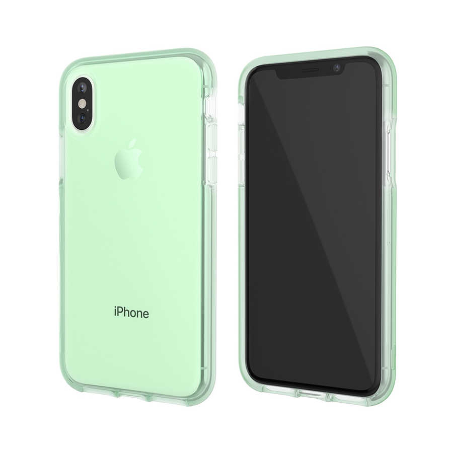Apple iPhone X Ice Cube Kapak - Yeşil