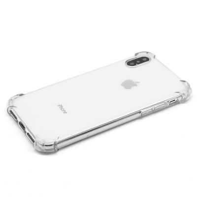 Apple iPhone X Kılıf Zore Nitro Anti Shock Silikon - Renksiz