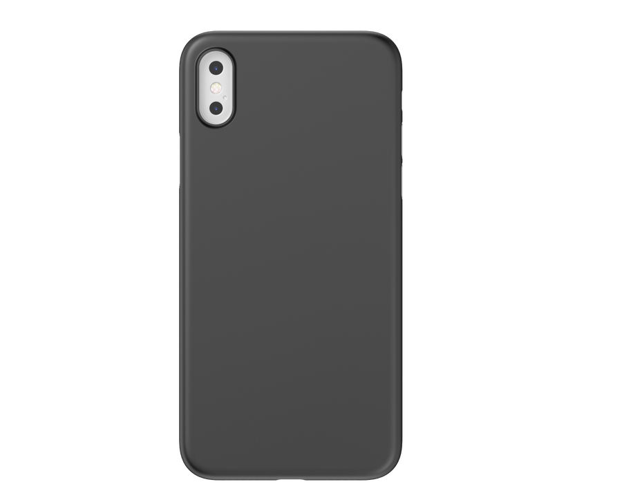Apple iPhone X Kılıf ​​​​​Wiwu Skin Nano PP Kapak - Siyah