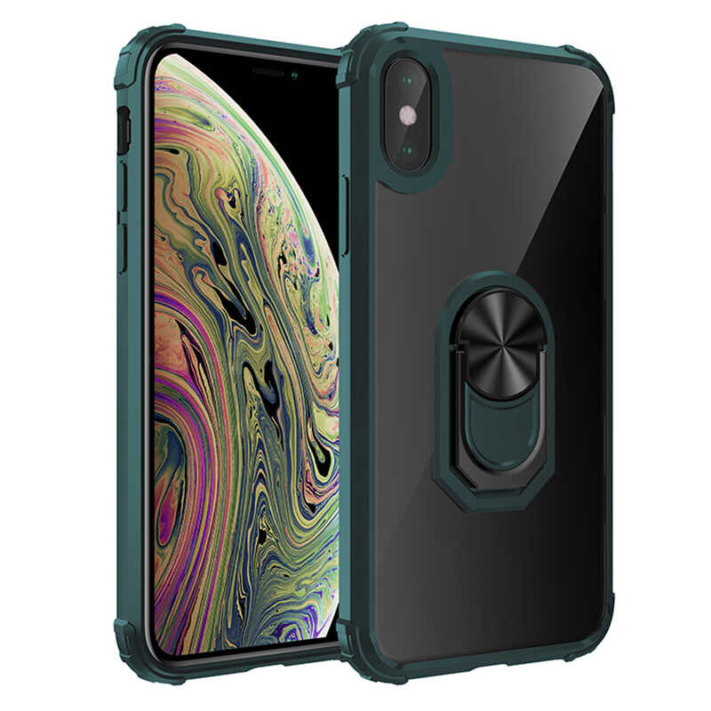 Apple iPhone XS 5.8 Kılıf Zore Mola Kapak - Yeşil