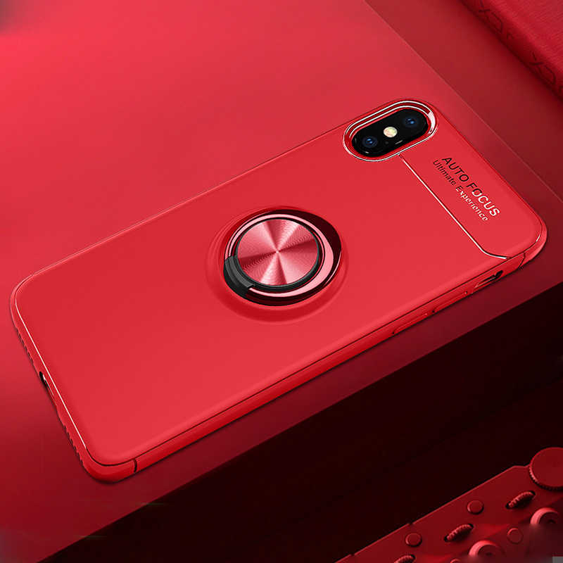 Apple iPhone X Kılıf Zore Ravel Silikon Kapak - Kırmızı