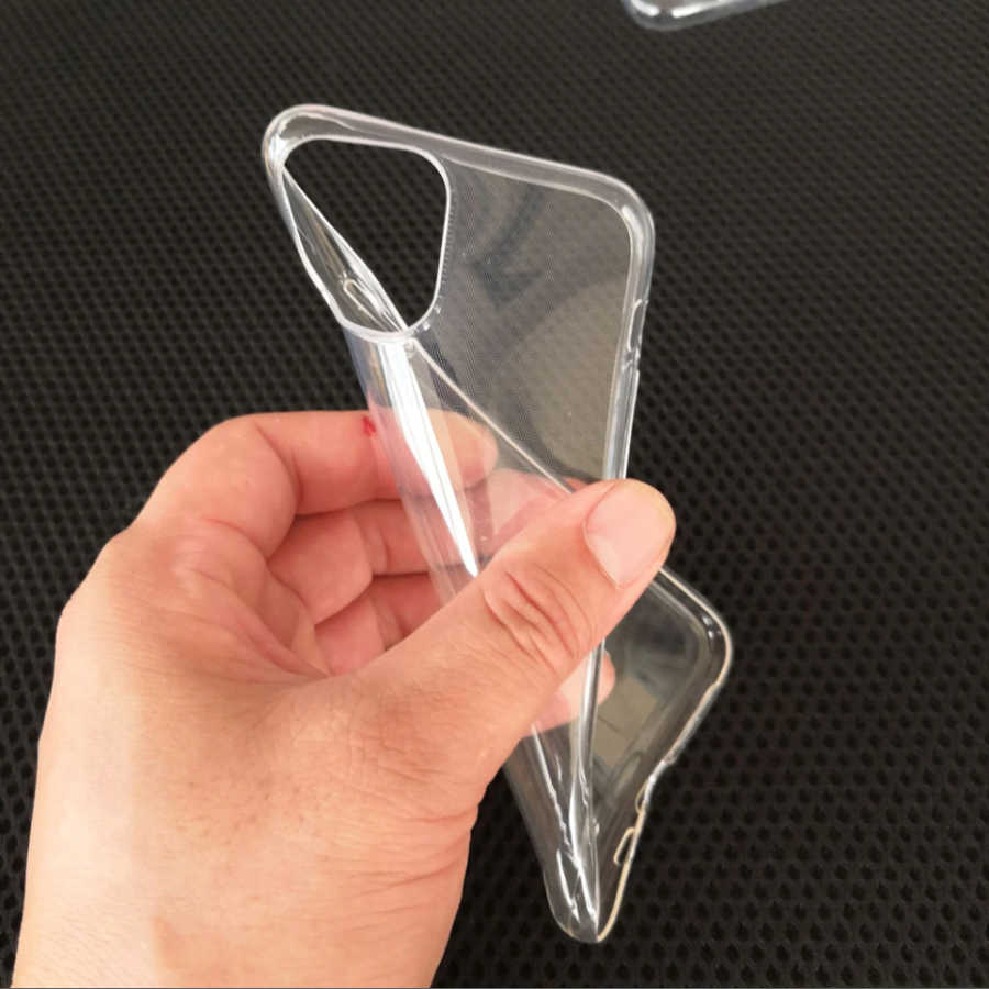 Apple iPhone 11 Kılıf Zore Süper Silikon Kapak - Renksiz