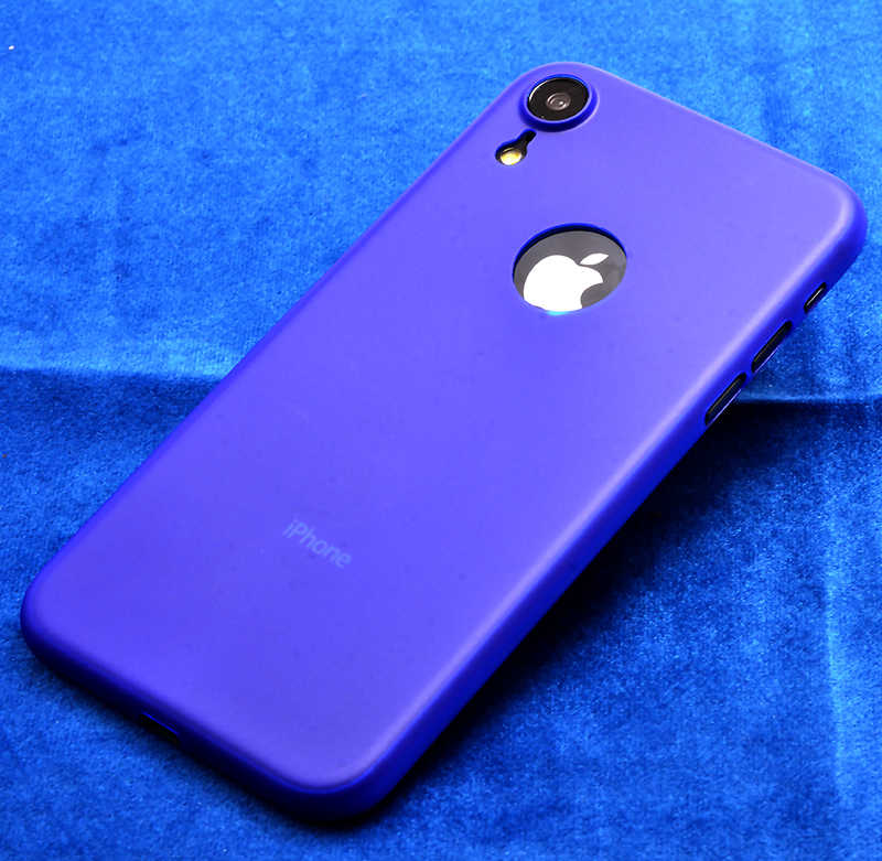 Apple iPhone XR 6.1 Kılıf Zore 1.Kalite PP Silikon - Mavi