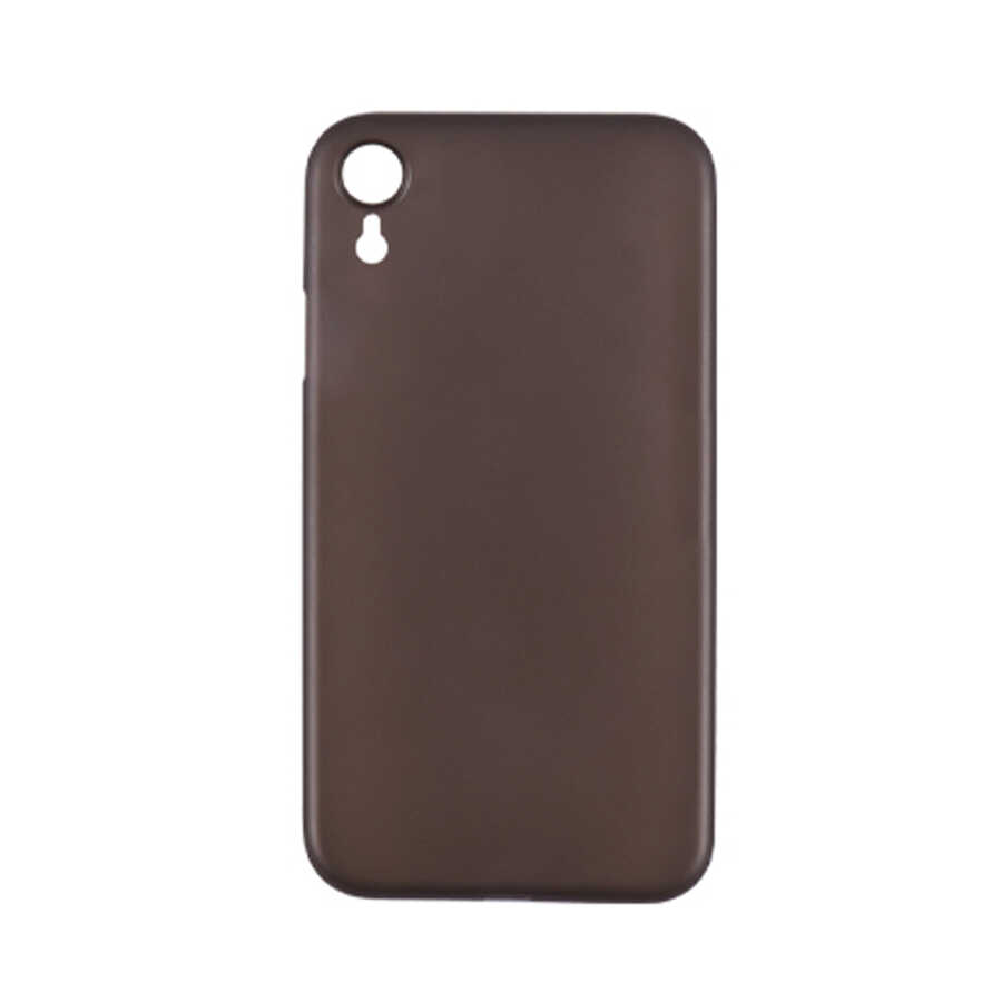 Apple iPhone XR 6.1 Kılıf ​​​​​Wiwu Skin Nano PP Kapak - Transparan Siyah