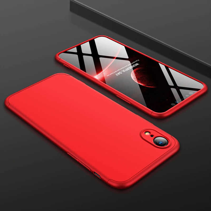 Apple iPhone XR 6.1 Kılıf Zore Ays Kapak - Kırmızı
