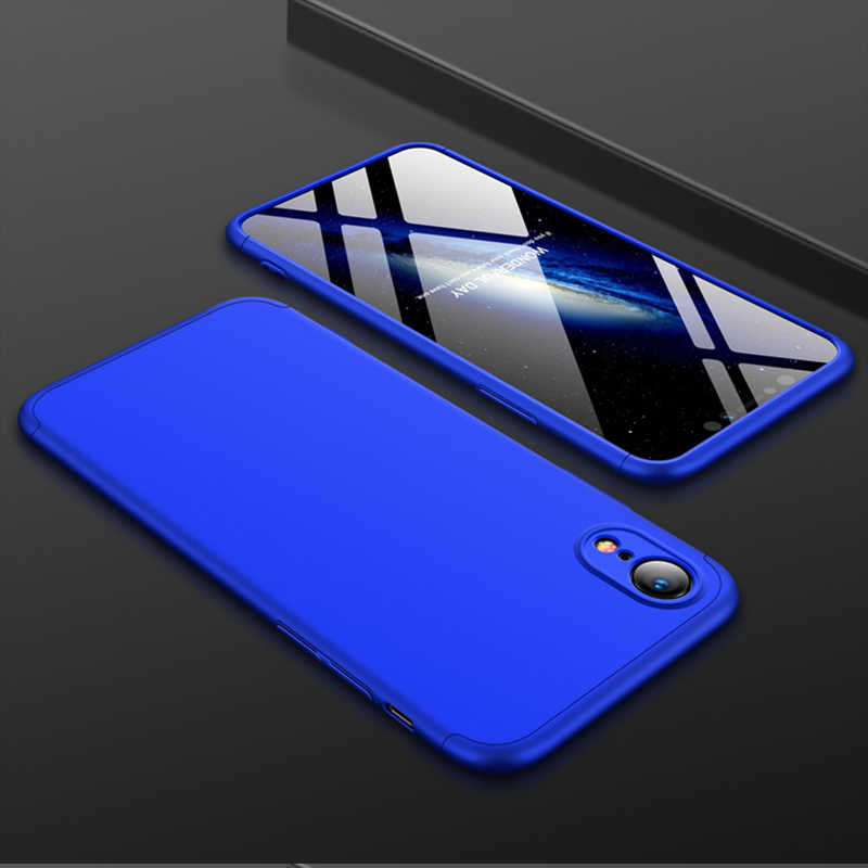 Apple iPhone XR 6.1 Kılıf Zore Ays Kapak - Mavi