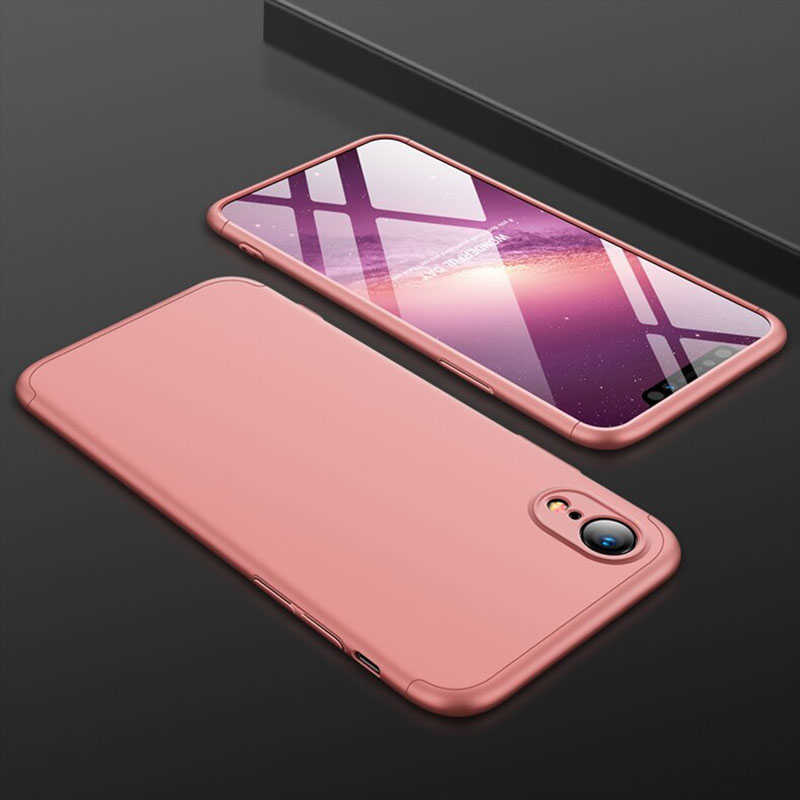 Apple iPhone XR 6.1 Kılıf Zore Ays Kapak - Rose Gold