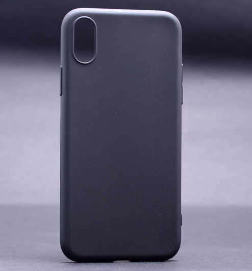 Apple iPhone XR 6.1 Kılıf Zore İmax Silikon Kılıf - Siyah