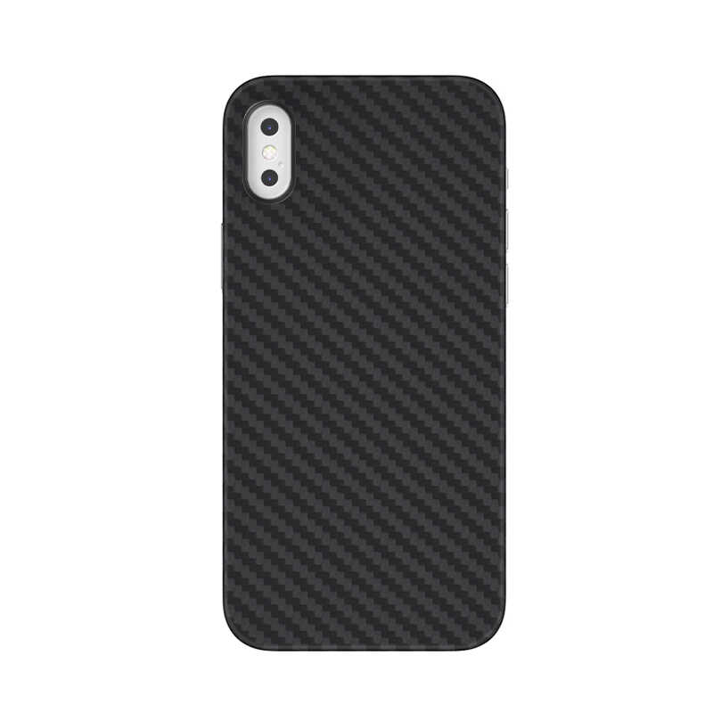 Apple iPhone XS 5.8 Kılıf ​​​​​Wiwu Skin Carbon PP Kapak - Siyah