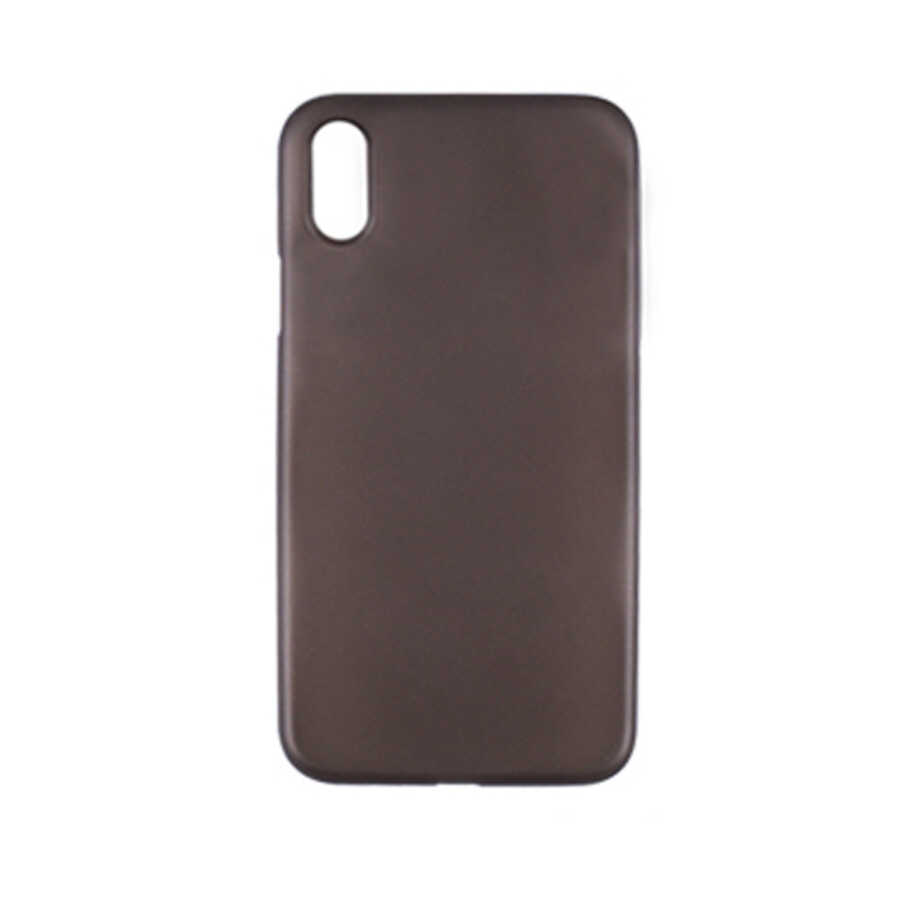 Apple iPhone XS 5.8 Kılıf ​​​​​Wiwu Skin Nano PP Kapak - Transparan Siyah