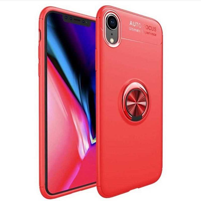 Apple iPhone XR 6.1 Kılıf Zore Ravel Silikon Kapak - Kırmızı