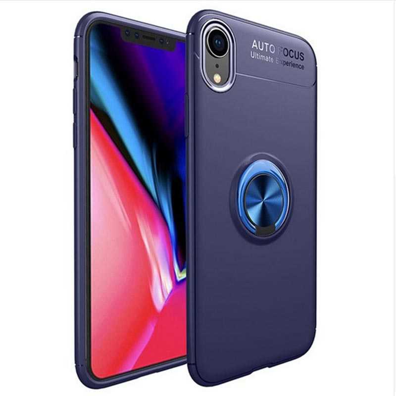 Apple iPhone XR 6.1 Kılıf Zore Ravel Silikon Kapak - Mavi