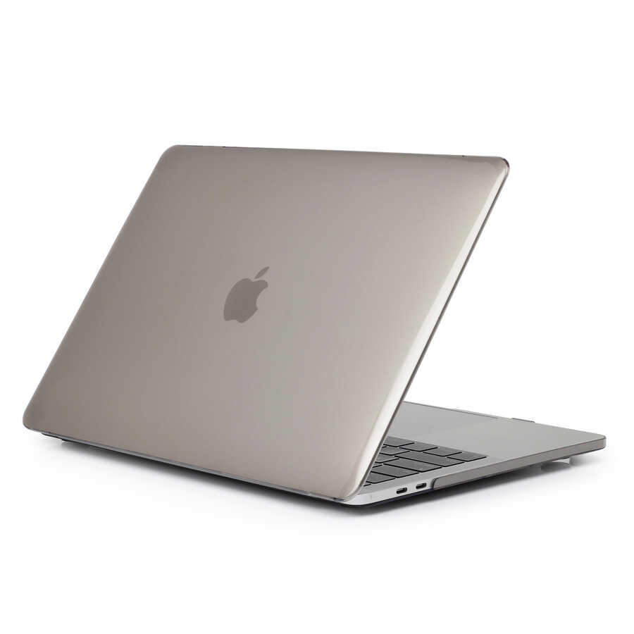 Apple Macbook 13.3' Air M1 Zore MSoft Kristal Kapak - Gri