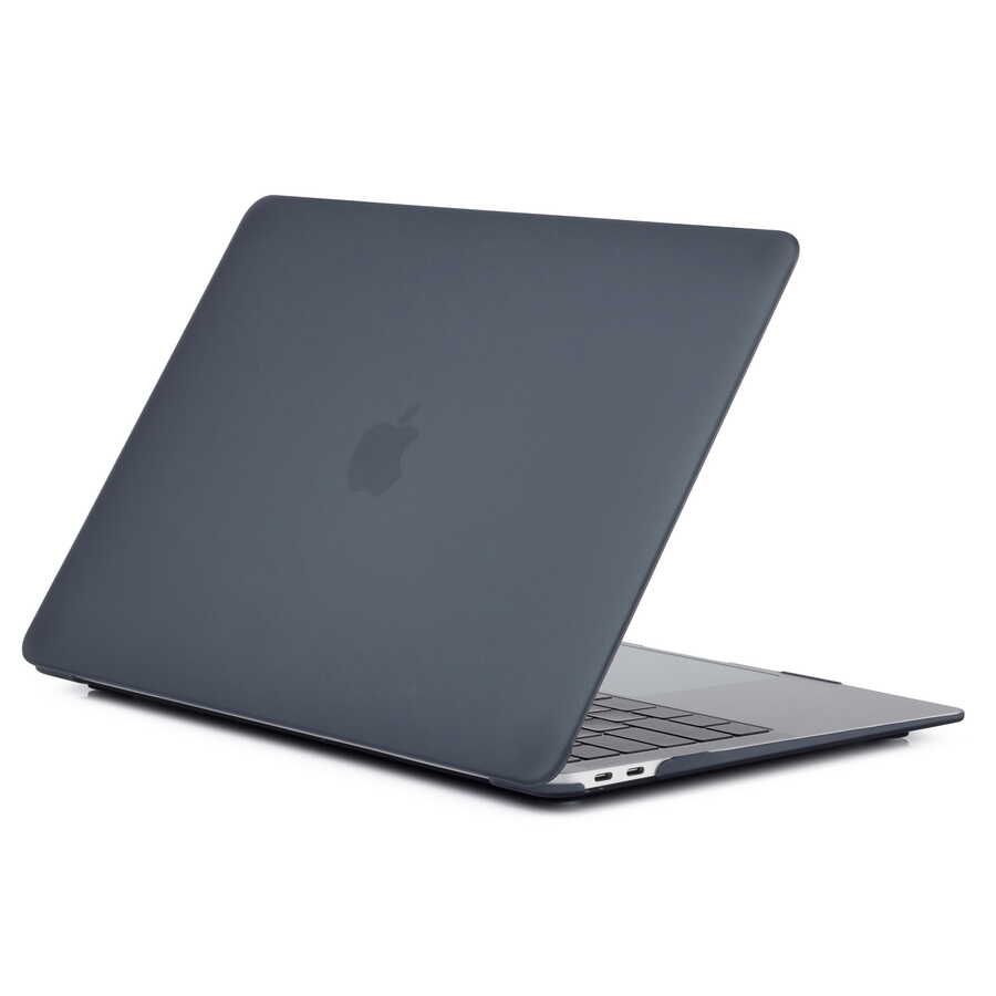Apple Macbook 13.3' Air M1 Zore MSoft Kristal Kapak - Siyah