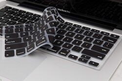 Apple Macbook 13.3' Pro 2020 A2251 Zore Klavye Koruyucu Silikon Ped - Thumbnail