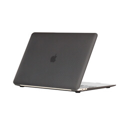 Apple Macbook 13.3' Pro 2020 A2338 Zore MSoft Carbon Fiber Tasarımlı Kapak - Zore