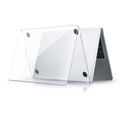Apple Macbook 13.3' Pro 2020 Wiwu Ultra İnce Sararmayan Şeffaf MacBook Crystal iShield Kapak - Thumbnail