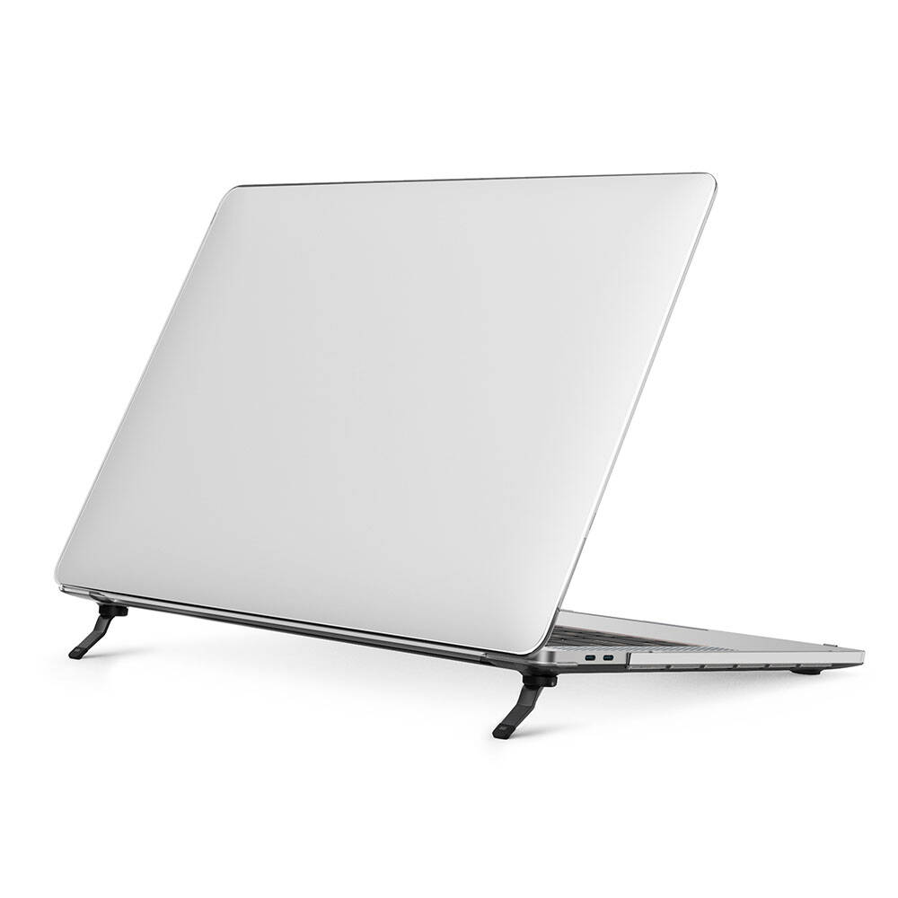 Apple Macbook 13.3" Pro 2022 M2 Wiwu Macbook iShield Standlı Shield Kapak - Beyaz