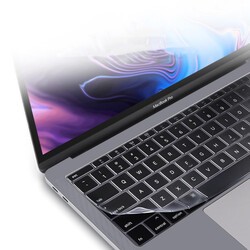 Apple Macbook 14.2' 2021 A2442 Zore Keyboard Protector Transparent Silicone Pad - 2