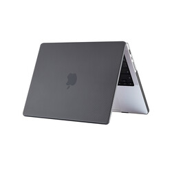 Apple Macbook 14.2' 2021 A2442 Zore MSoft Carbon Fiber Tasarımlı Kapak - Thumbnail