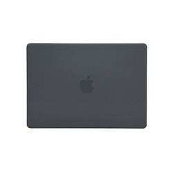 Apple Macbook 14.2' 2021 A2442 Zore MSoft Carbon Fiber Tasarımlı Kapak - Thumbnail