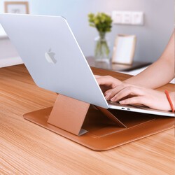 Apple Macbook 14.2' 2021 Wiwu Macbook Skin Pro Portable Stand Kılıf - 10