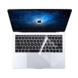 Apple Macbook 15' Pro 2017 A1707 Zore Klavye Koruyucu Şeffaf Silikon Ped - Zore
