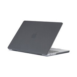 Apple Macbook 16.2' 2021 A2485 Zore MSoft Carbon Fiber Tasarımlı Kapak - Thumbnail