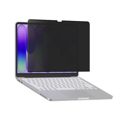 Apple Macbook Neo 13' A3404 Amazingthing Radix MagPrivacy Serisi Magnetik Hayalet Ekran Koruyucu - Amazingthing