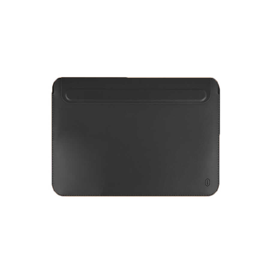 Apple Macbook Pro 14.2 2023 A2779 Wiwu Macbook Skin Pro Portable Stand Kılıf - Siyah