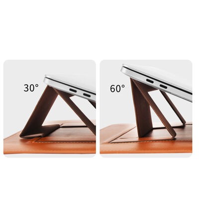 Apple Macbook Pro 14.2 2023 A2779 Wiwu Macbook Skin Pro Portable Stand Kılıf - 13