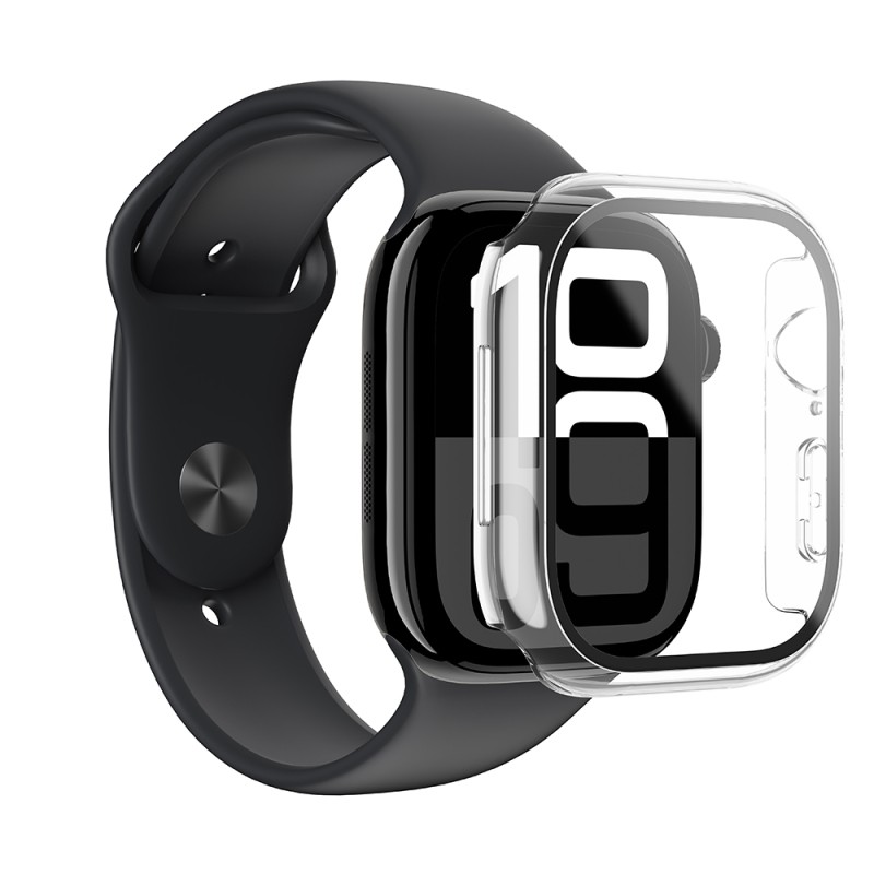 Apple Watch 10 42mm Amazingthing Radix Minimal FullGuard Hard PC Case and Screen Protector - 6