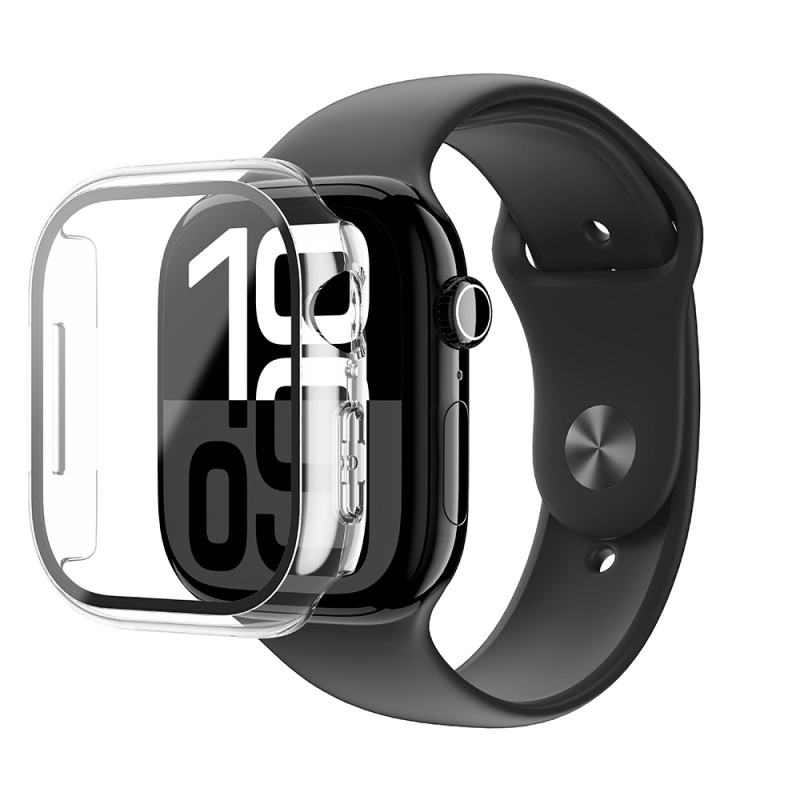 Apple Watch 10 42mm Amazingthing Radix Minimal FullGuard Hard PC Case and Screen Protector - 1